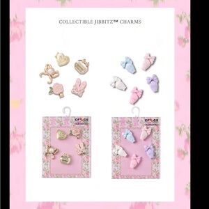 LoveShackFancy x crocs jibbitz bundle set 2 packs of 5 (10 charms)